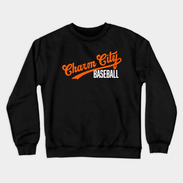 Charm City Baseball Crewneck Sweatshirt by Throwzack